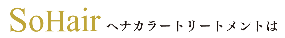 SoHairヘナカラートリートメントは